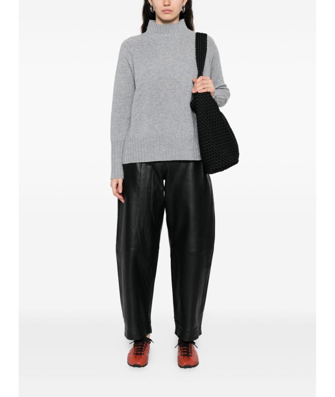 BEYOU Серый кашемировый джемпер / свитер, фото 2