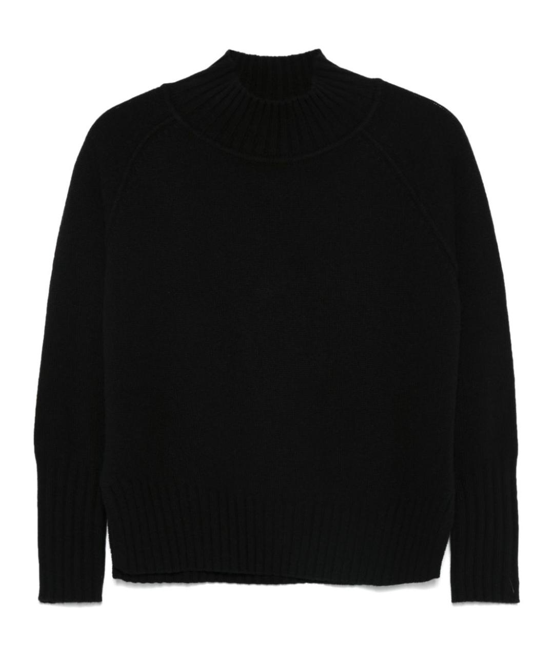 BEYOU Черный кашемировый джемпер / свитер, фото 1