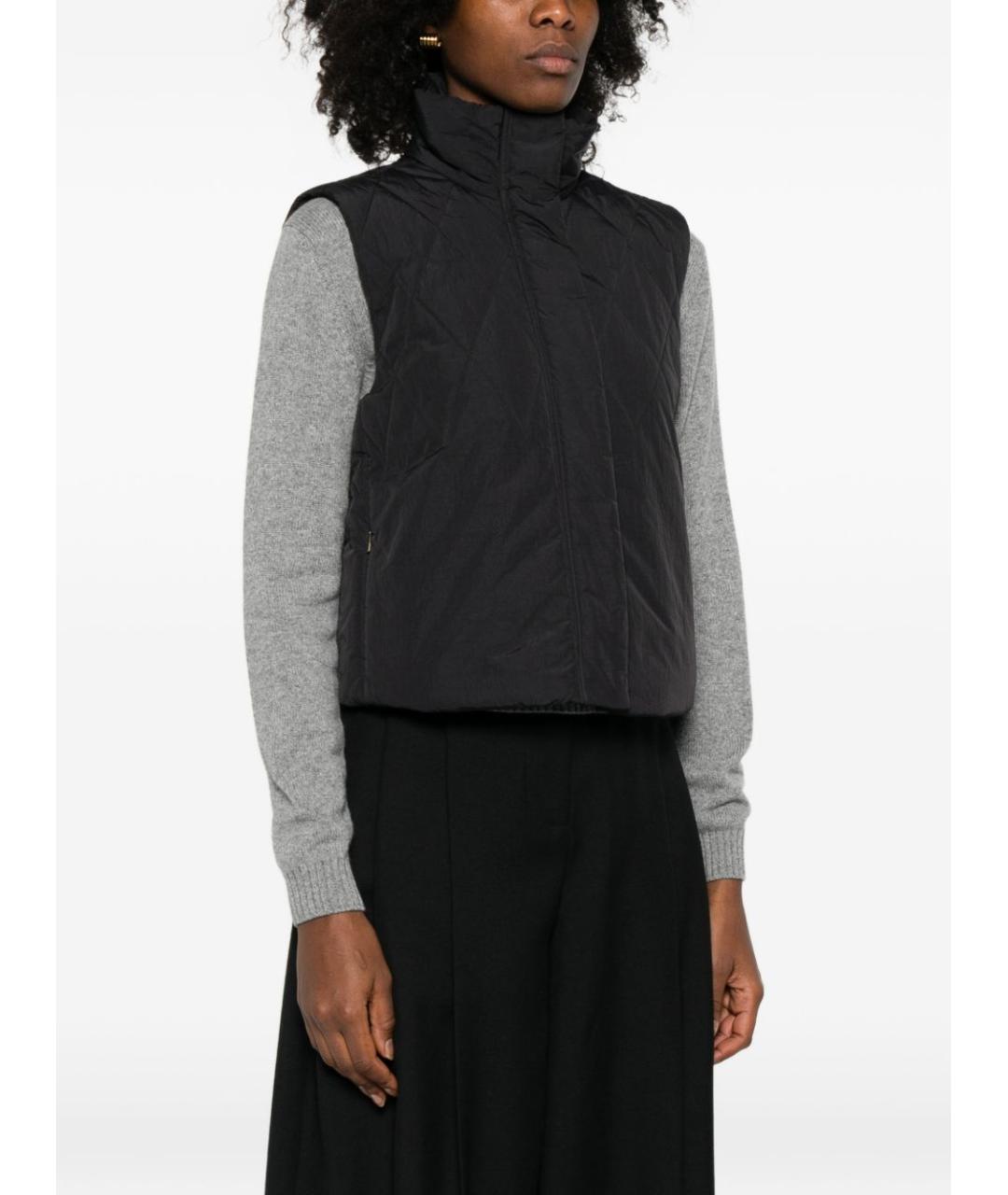 EMPORIO ARMANI Черный полиамидовый жилет, фото 4