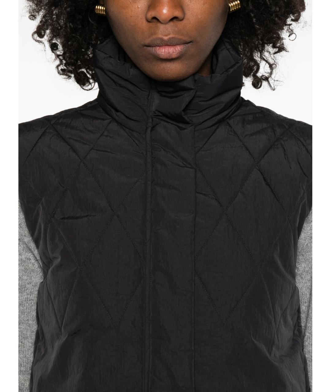 EMPORIO ARMANI Черный полиамидовый жилет, фото 2