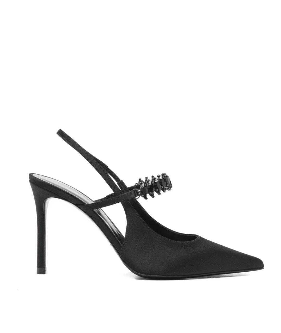 EMPORIO ARMANI Черные текстильные туфли, фото 1