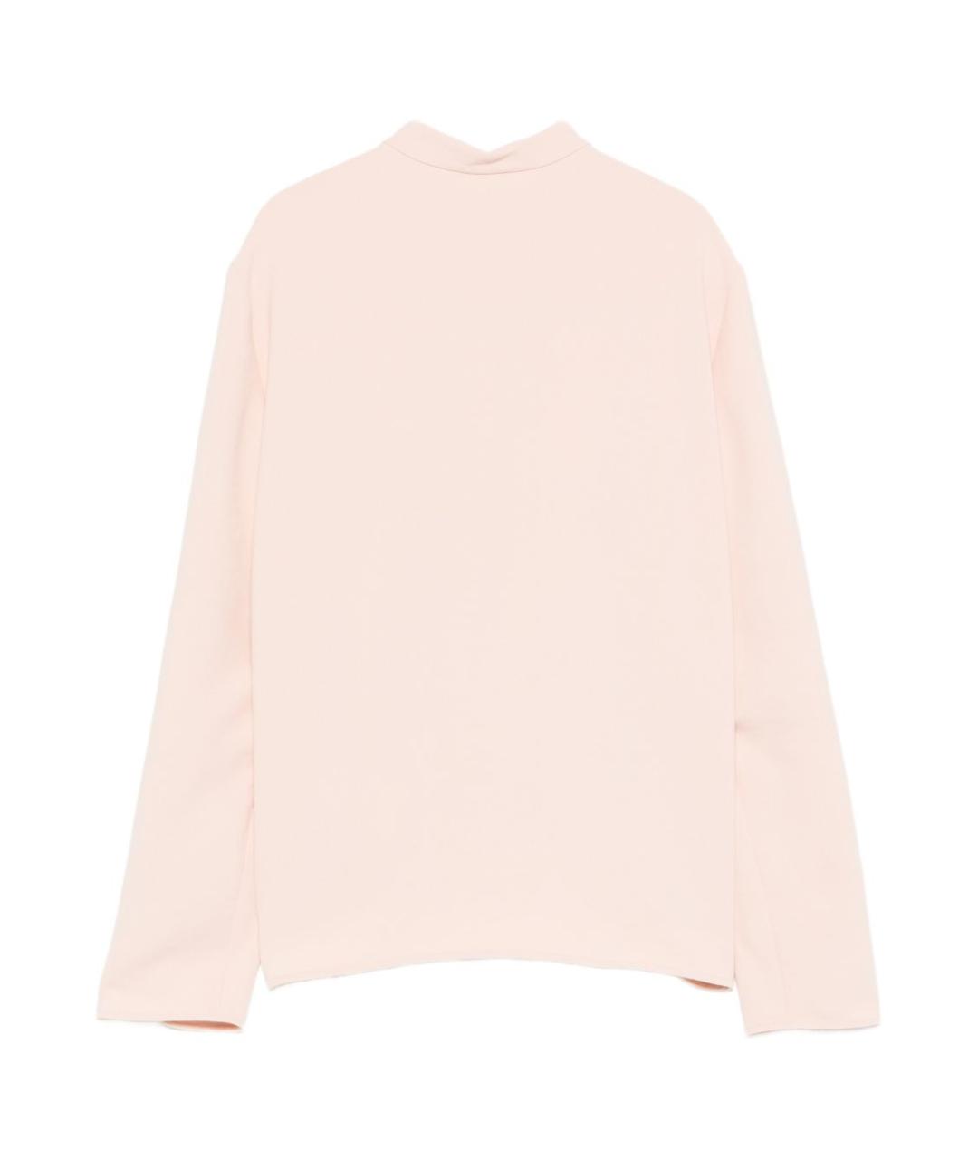 EMPORIO ARMANI Розовая креповая рубашка, фото 2