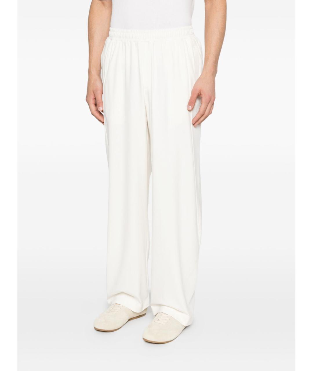 EMPORIO ARMANI Белые повседневные брюки, фото 3