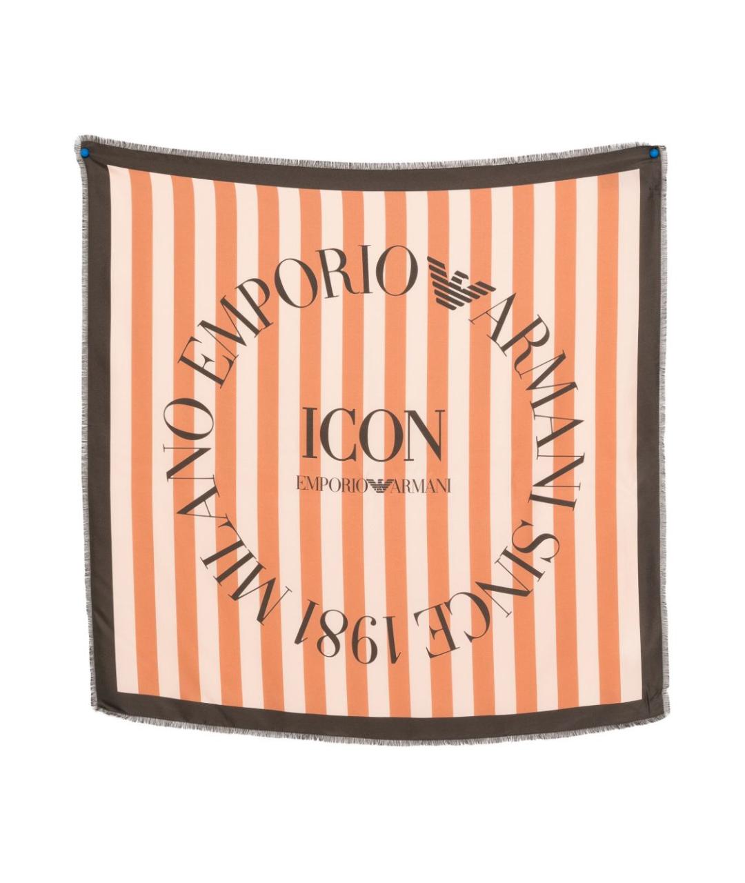 EMPORIO ARMANI Мульти шелковый платок, фото 1