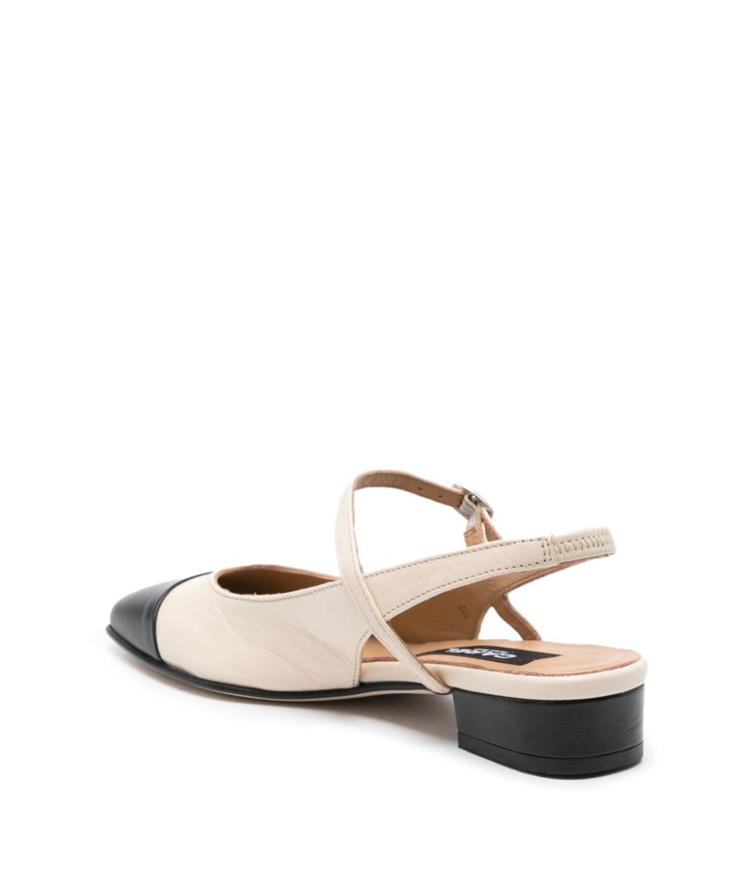 CAREL Бежевые кожаные балетки, фото 3