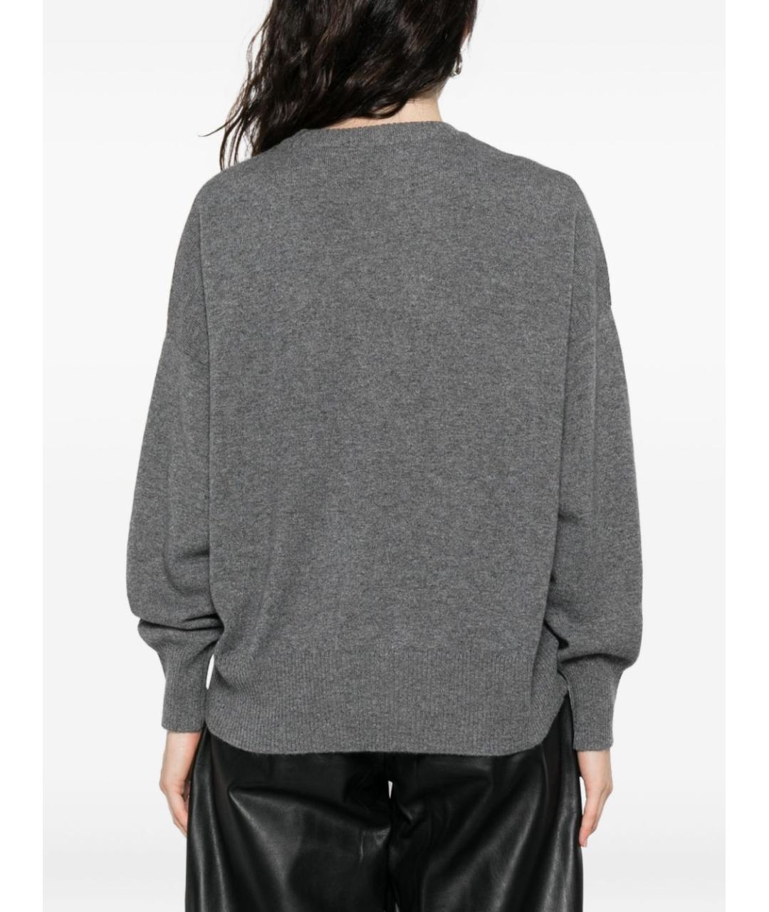 BEYOU Серый кашемировый джемпер / свитер, фото 5