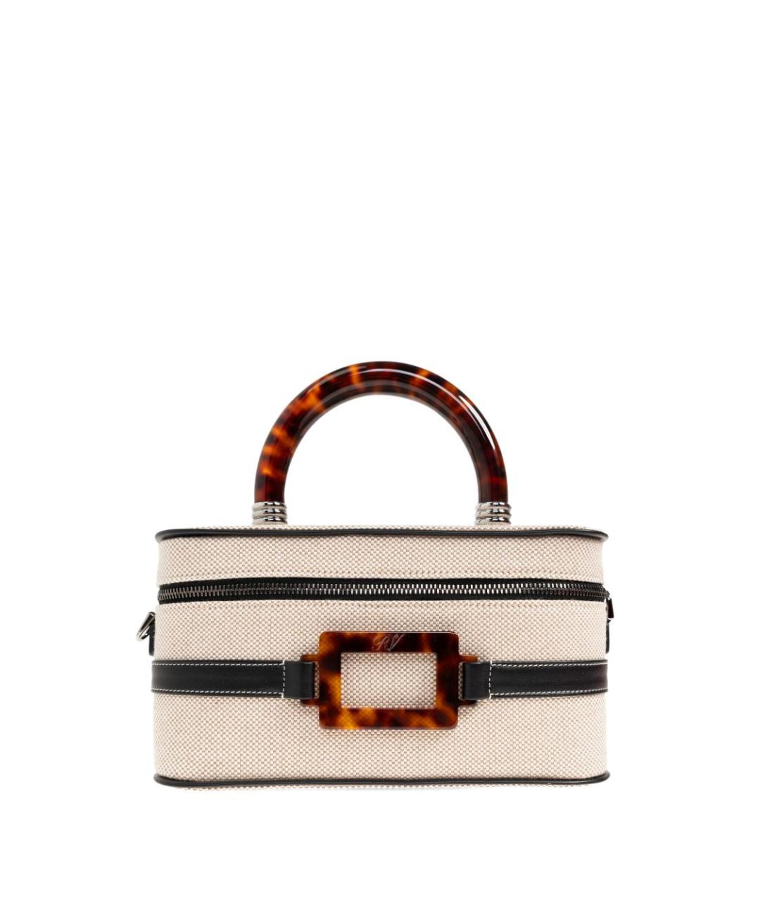 ROGER VIVIER Бежевая сумка с короткими ручками, фото 1