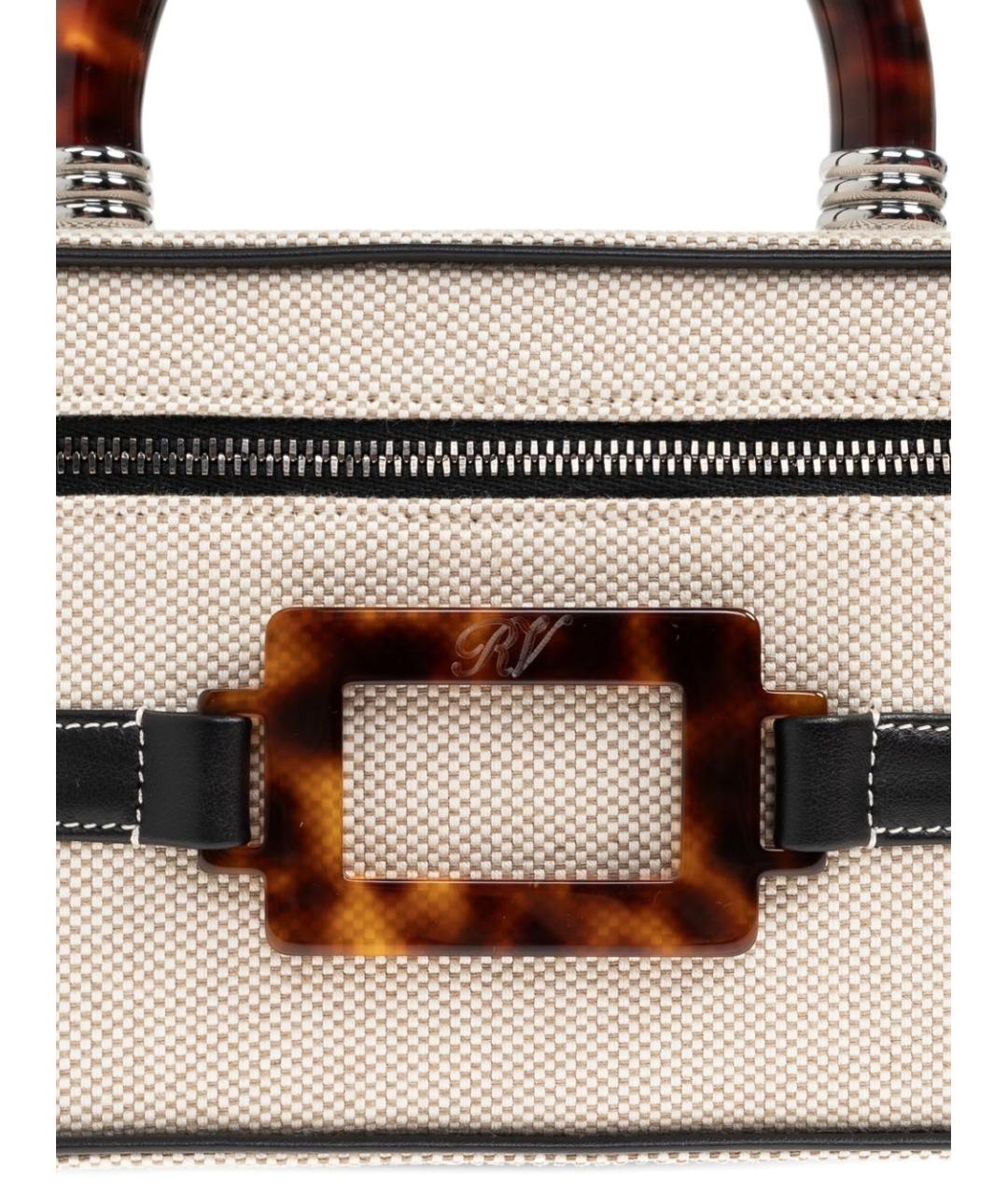 ROGER VIVIER Бежевая сумка с короткими ручками, фото 2