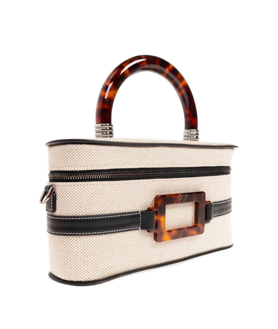 ROGER VIVIER Бежевая сумка с короткими ручками, фото 7