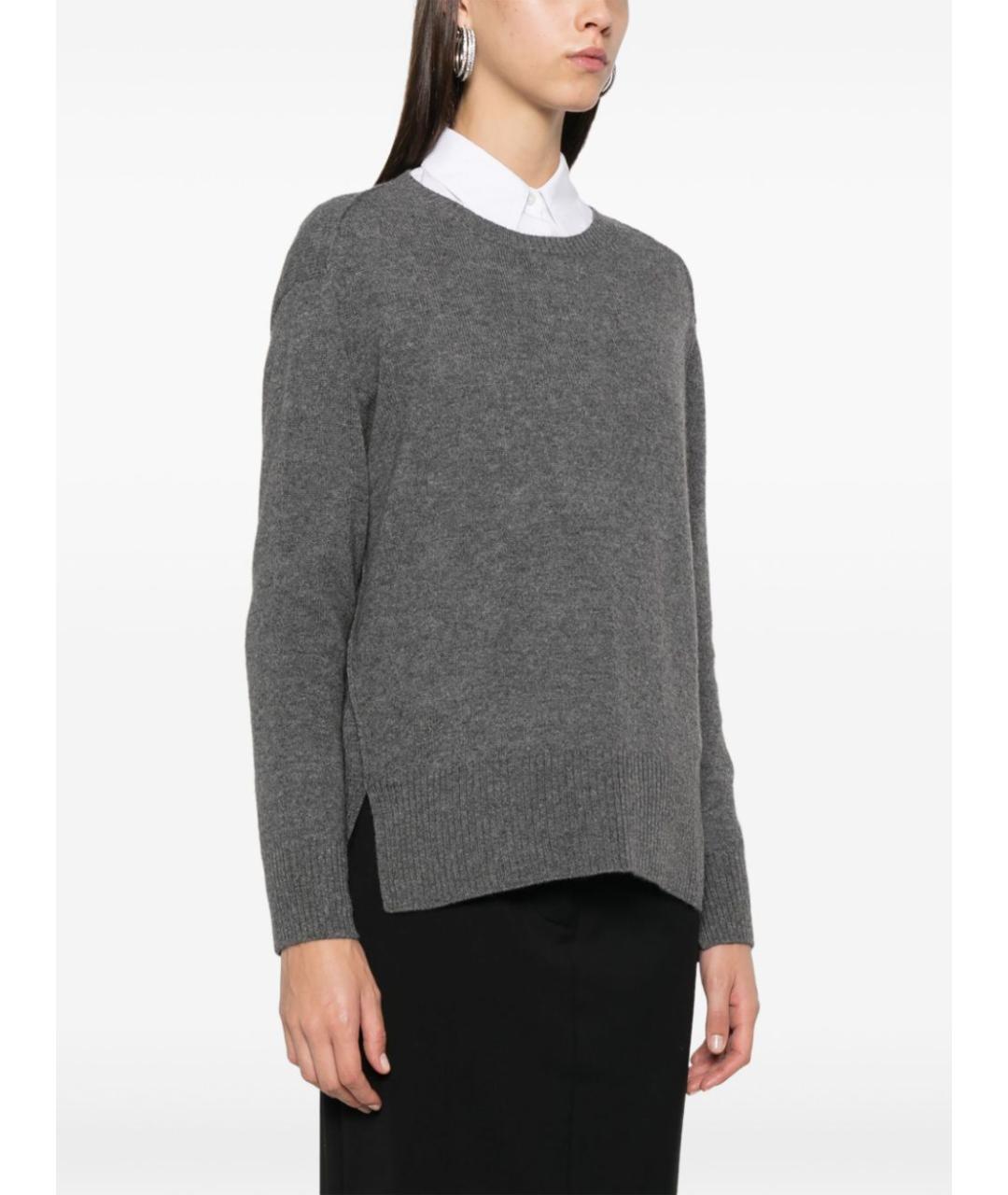 BEYOU Серый кашемировый джемпер / свитер, фото 3