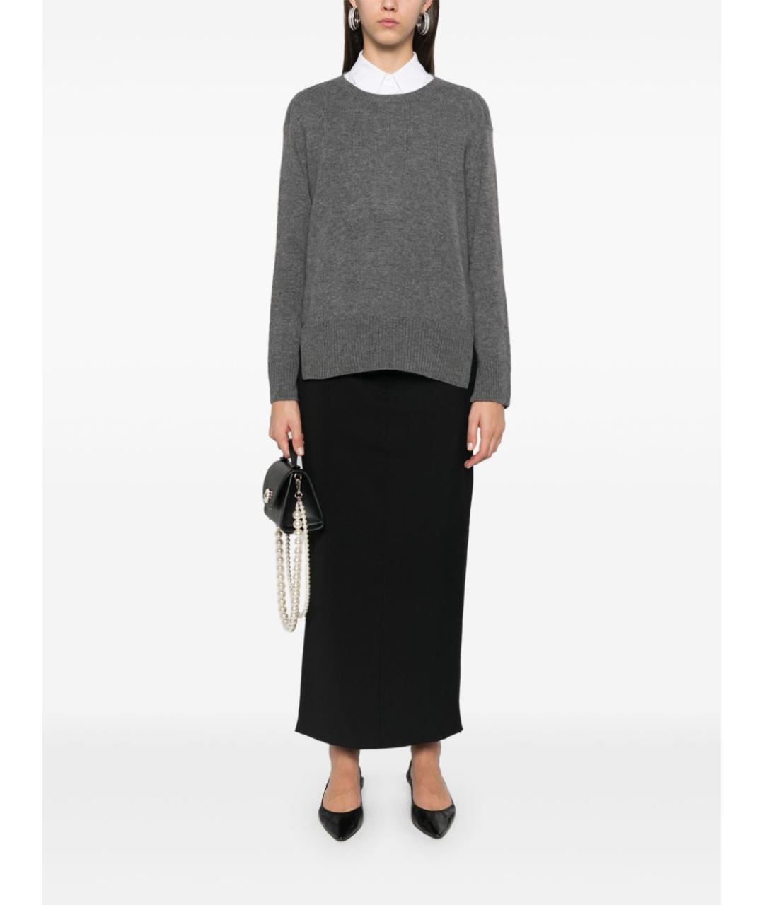 BEYOU Серый кашемировый джемпер / свитер, фото 5