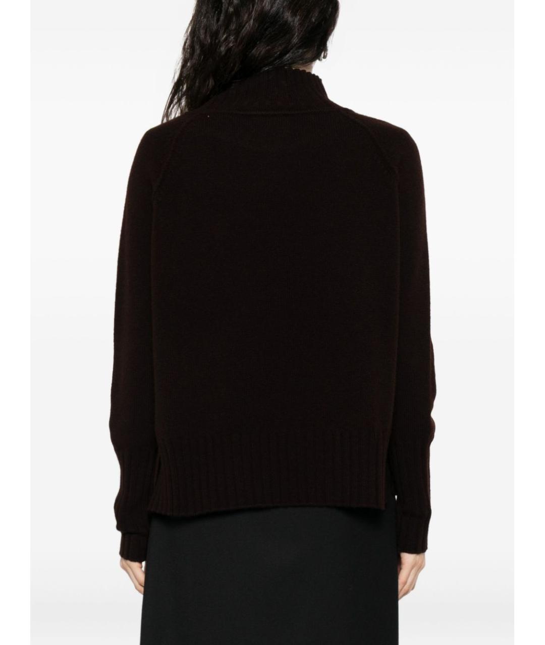 BEYOU Коричневый кашемировый джемпер / свитер, фото 5