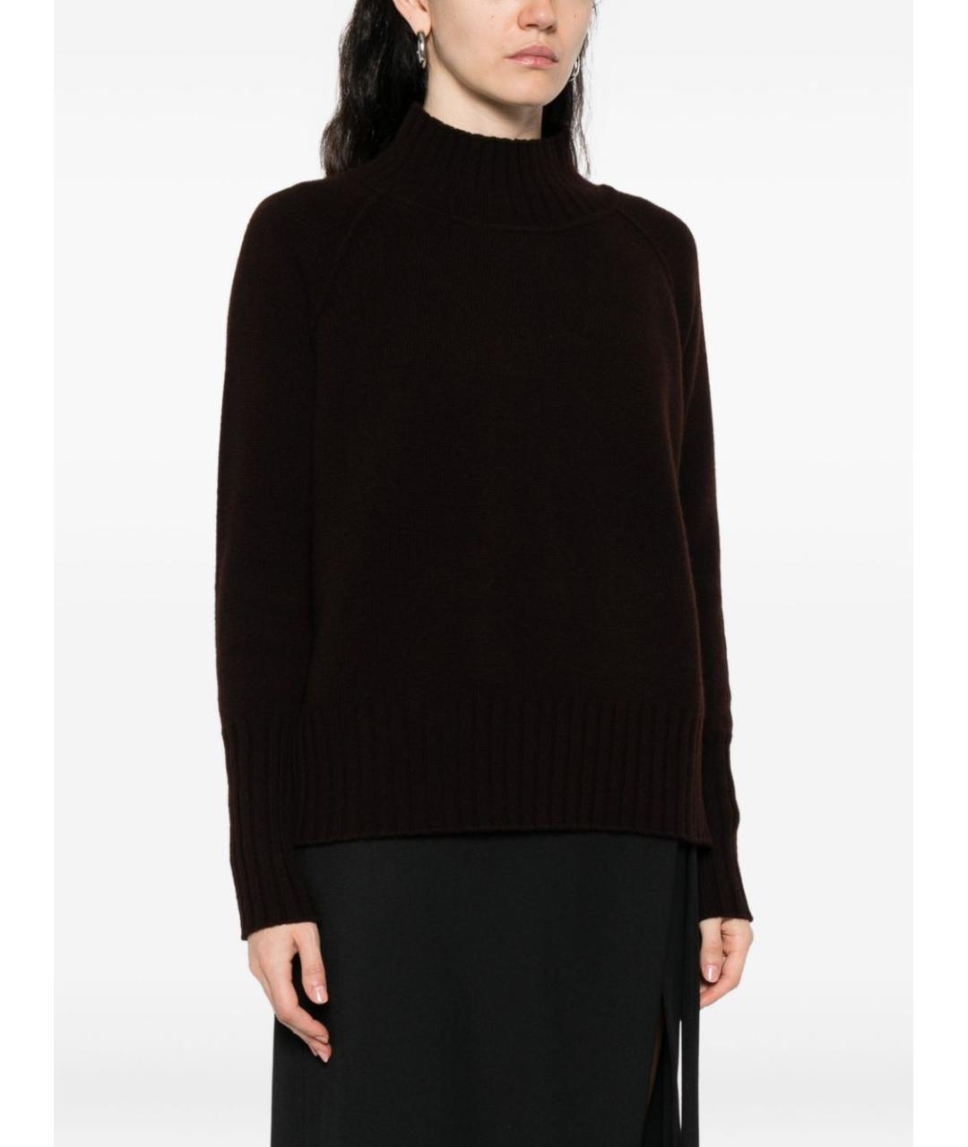 BEYOU Коричневый кашемировый джемпер / свитер, фото 4