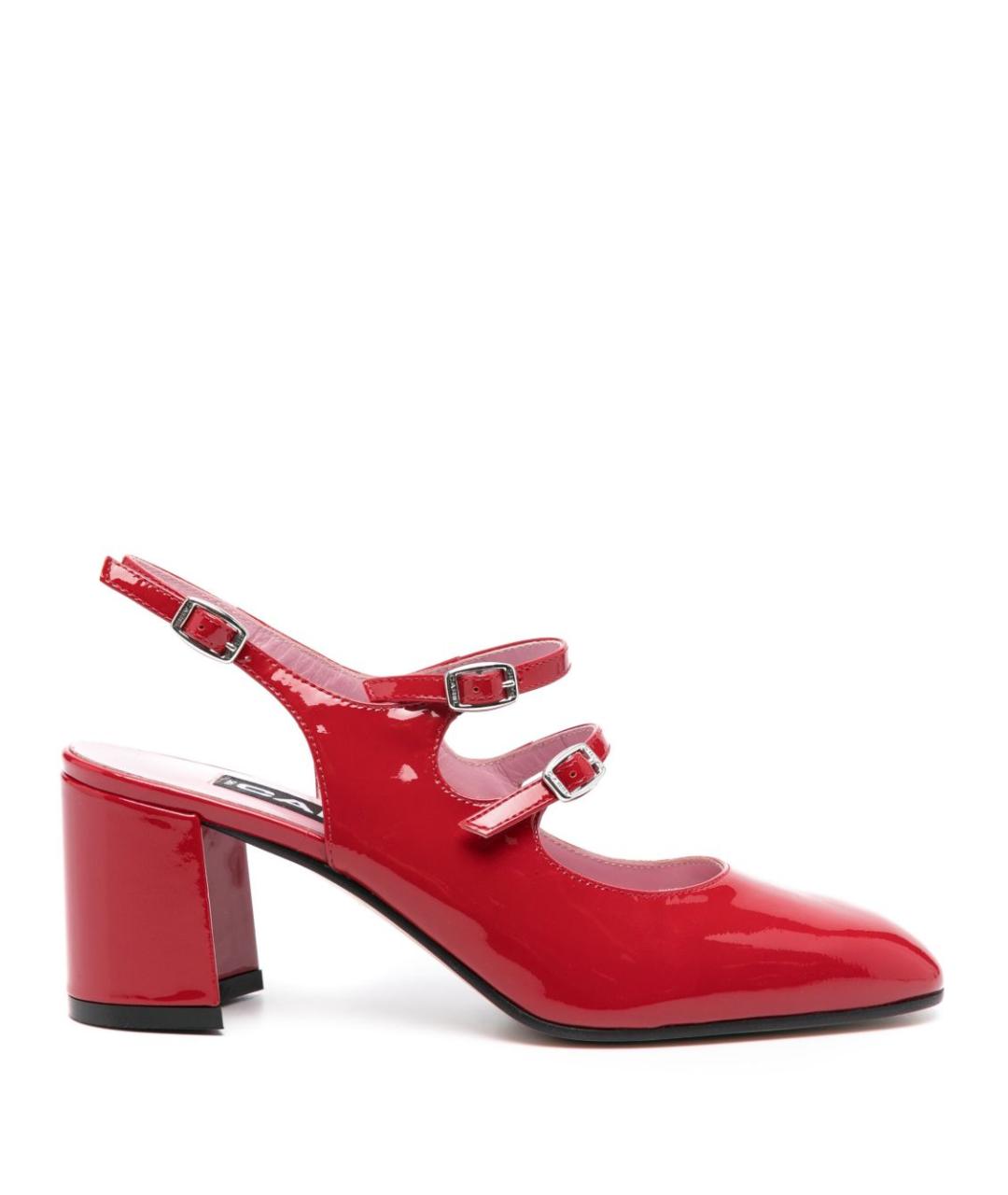 CAREL Красные кожаные туфли, фото 1