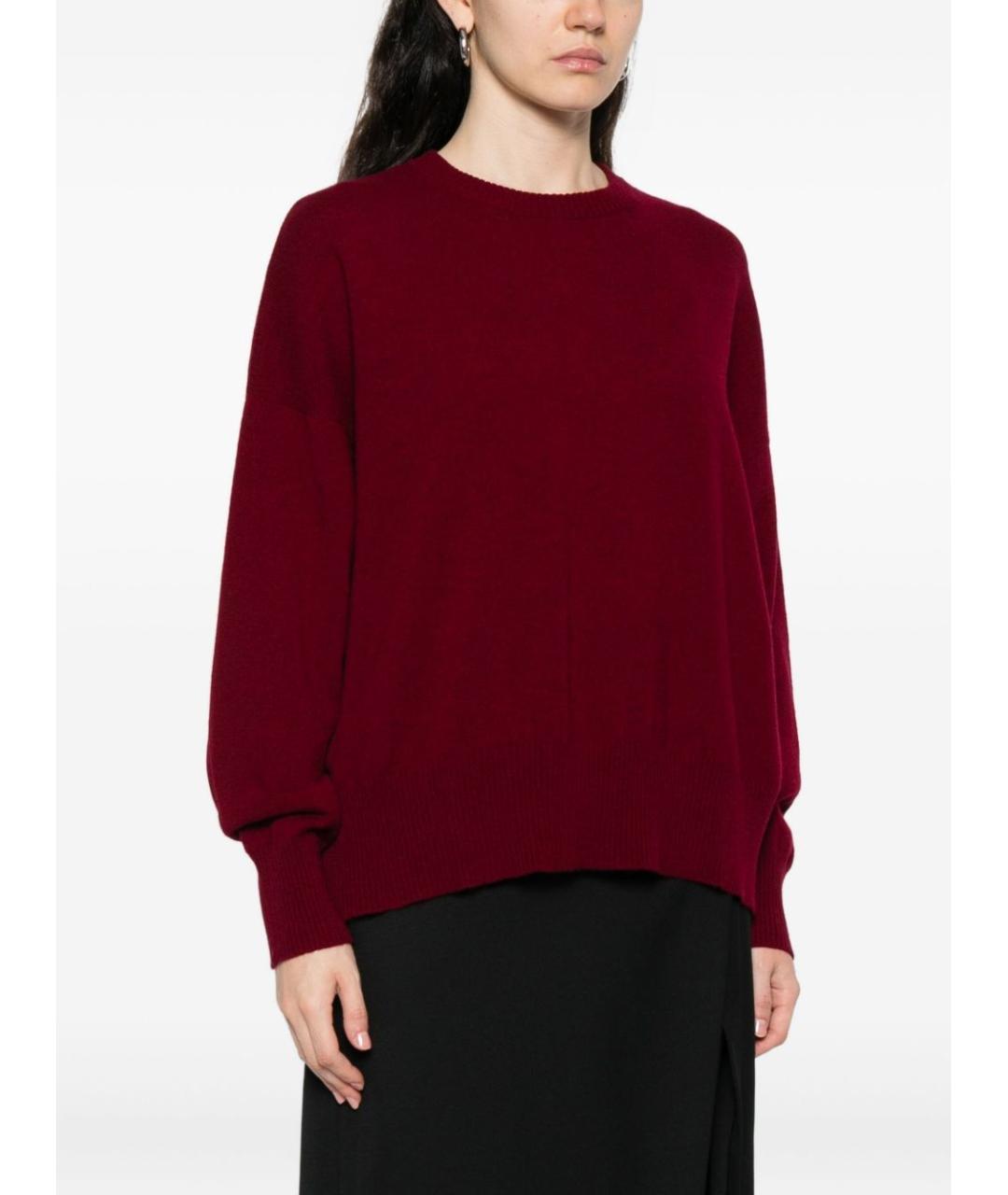 BEYOU Бордовый кашемировый джемпер / свитер, фото 4