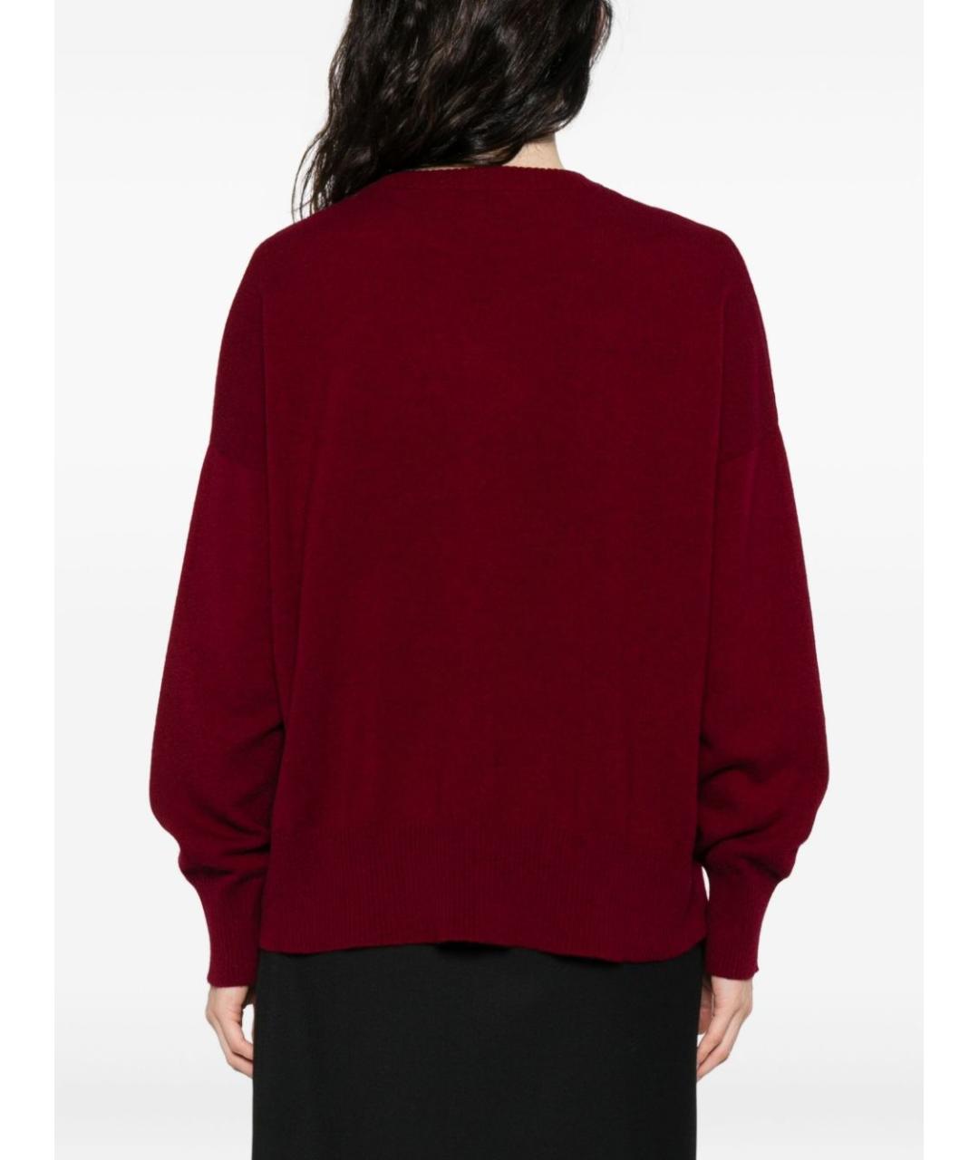 BEYOU Бордовый кашемировый джемпер / свитер, фото 3