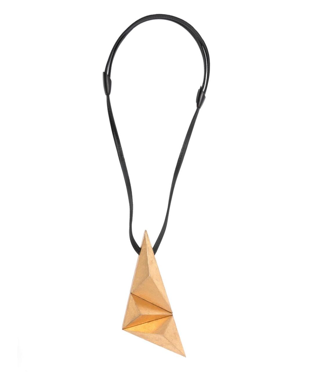 MONIES Золотая кожаная подвеска, фото 3