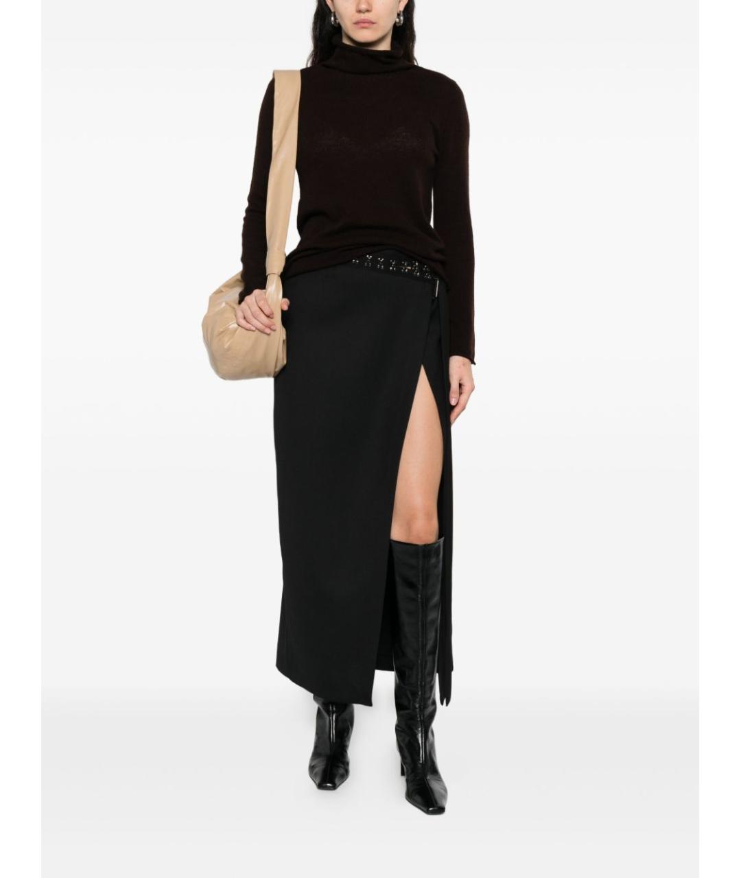 BEYOU Коричневый кашемировый джемпер / свитер, фото 3