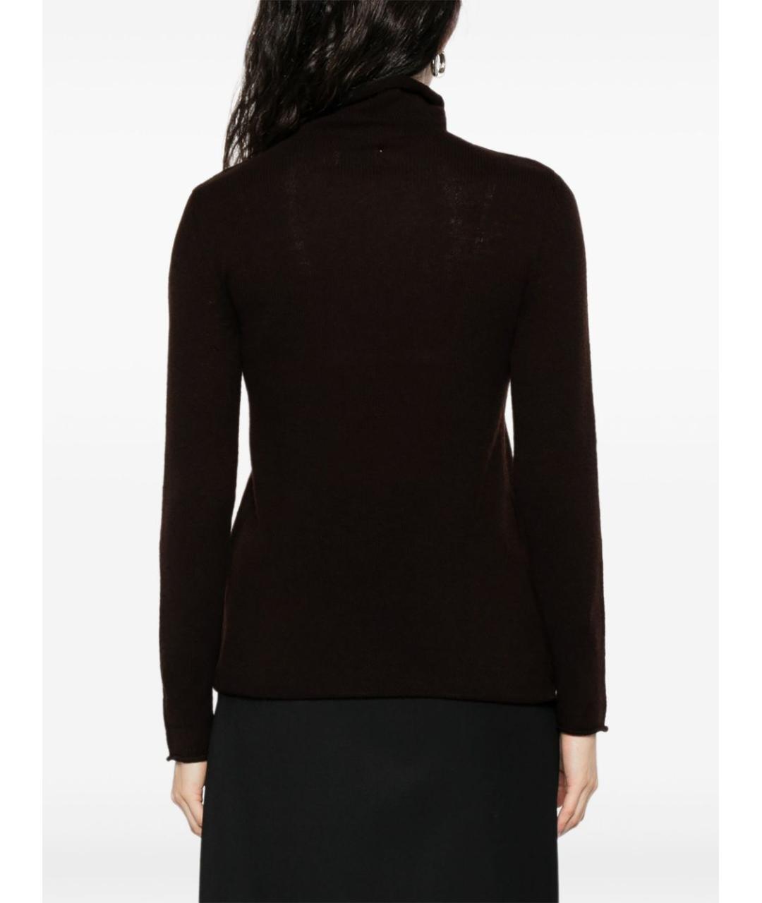 BEYOU Коричневый кашемировый джемпер / свитер, фото 5