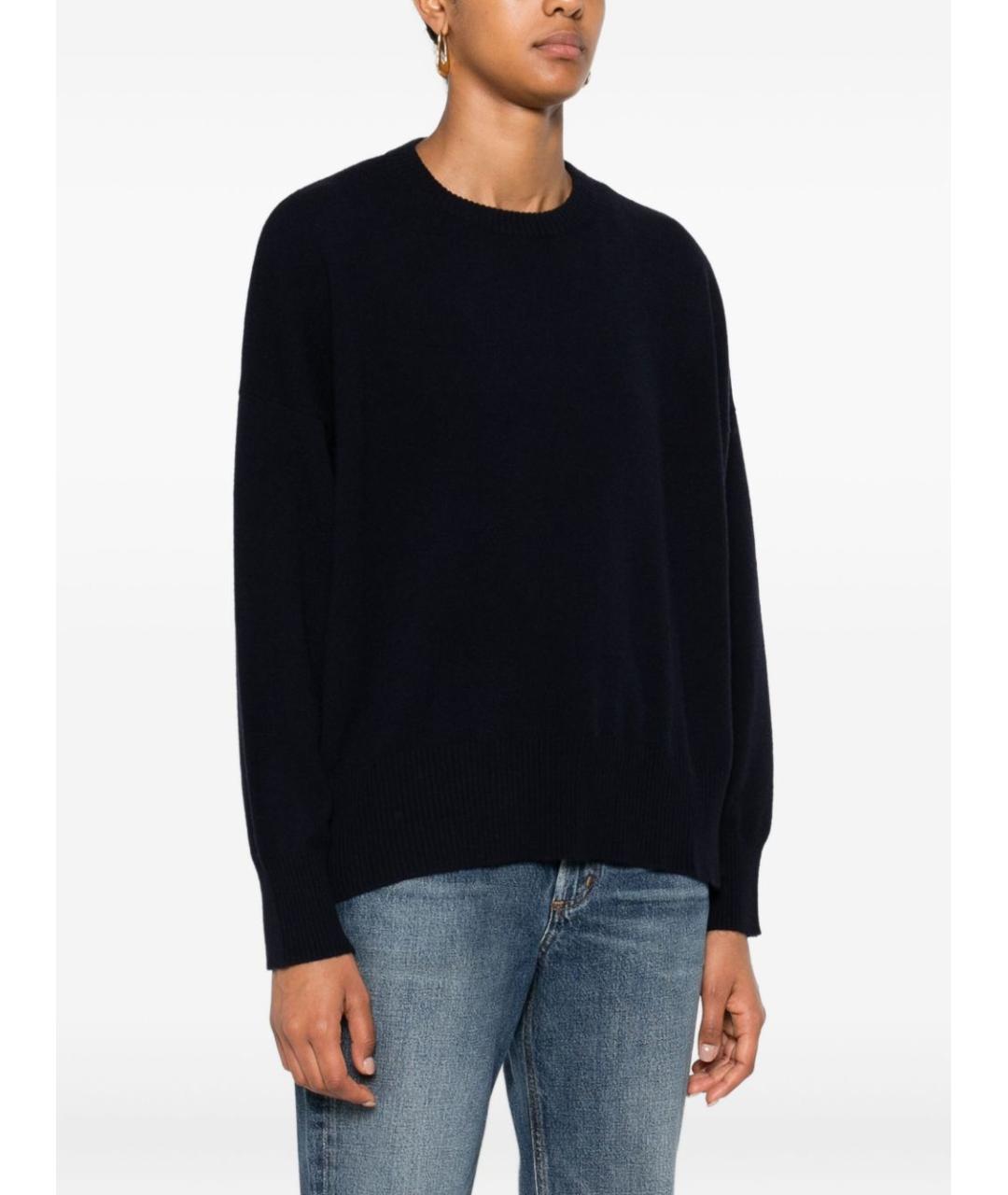 BEYOU Темно-синий кашемировый джемпер / свитер, фото 5