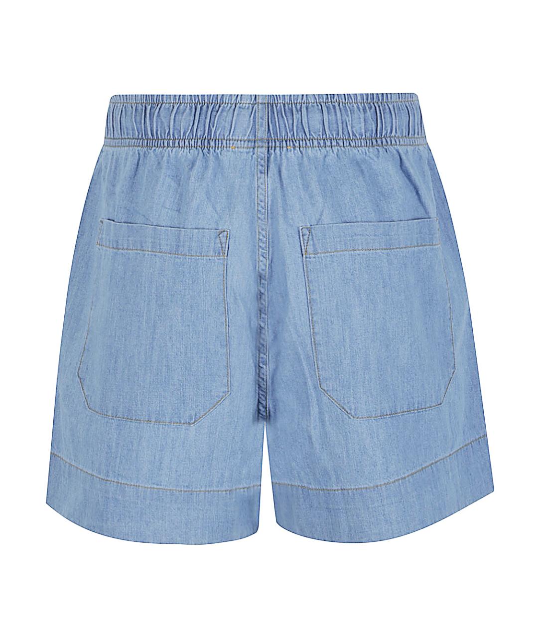 SOSUE Голубые хлопковые шорты, фото 2