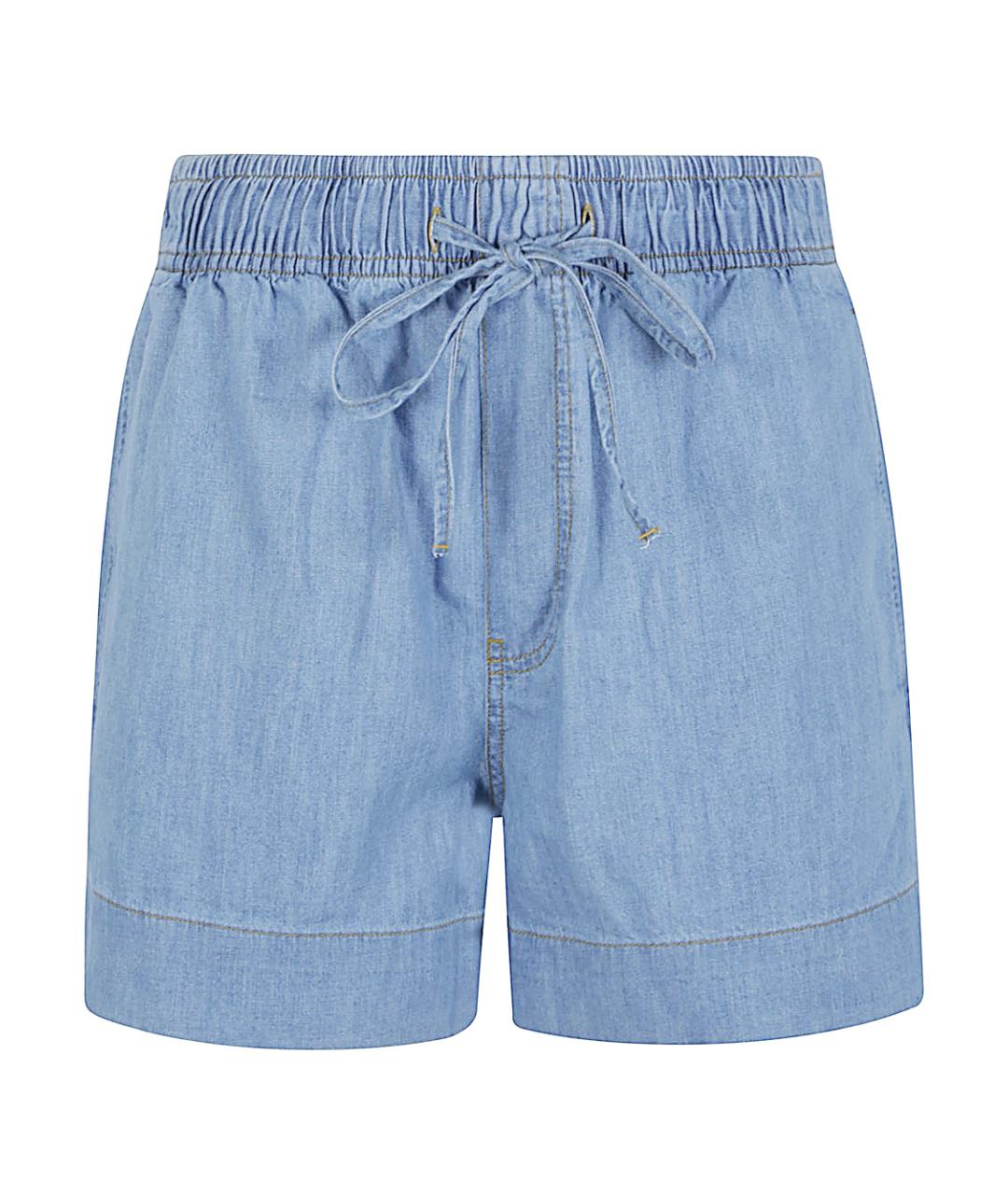 SOSUE Голубые хлопковые шорты, фото 1
