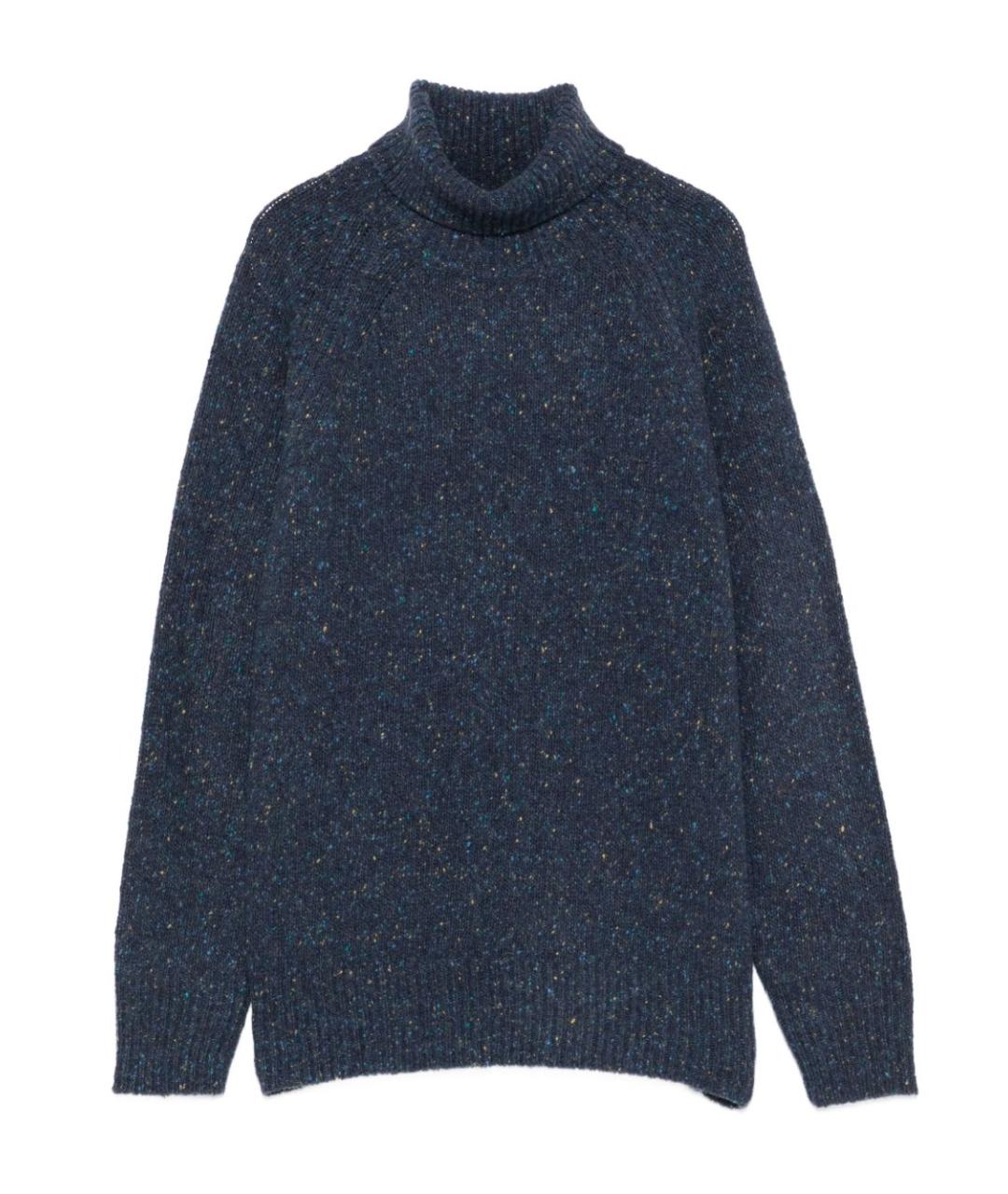BEYOU Синий шерстяной джемпер / свитер, фото 1