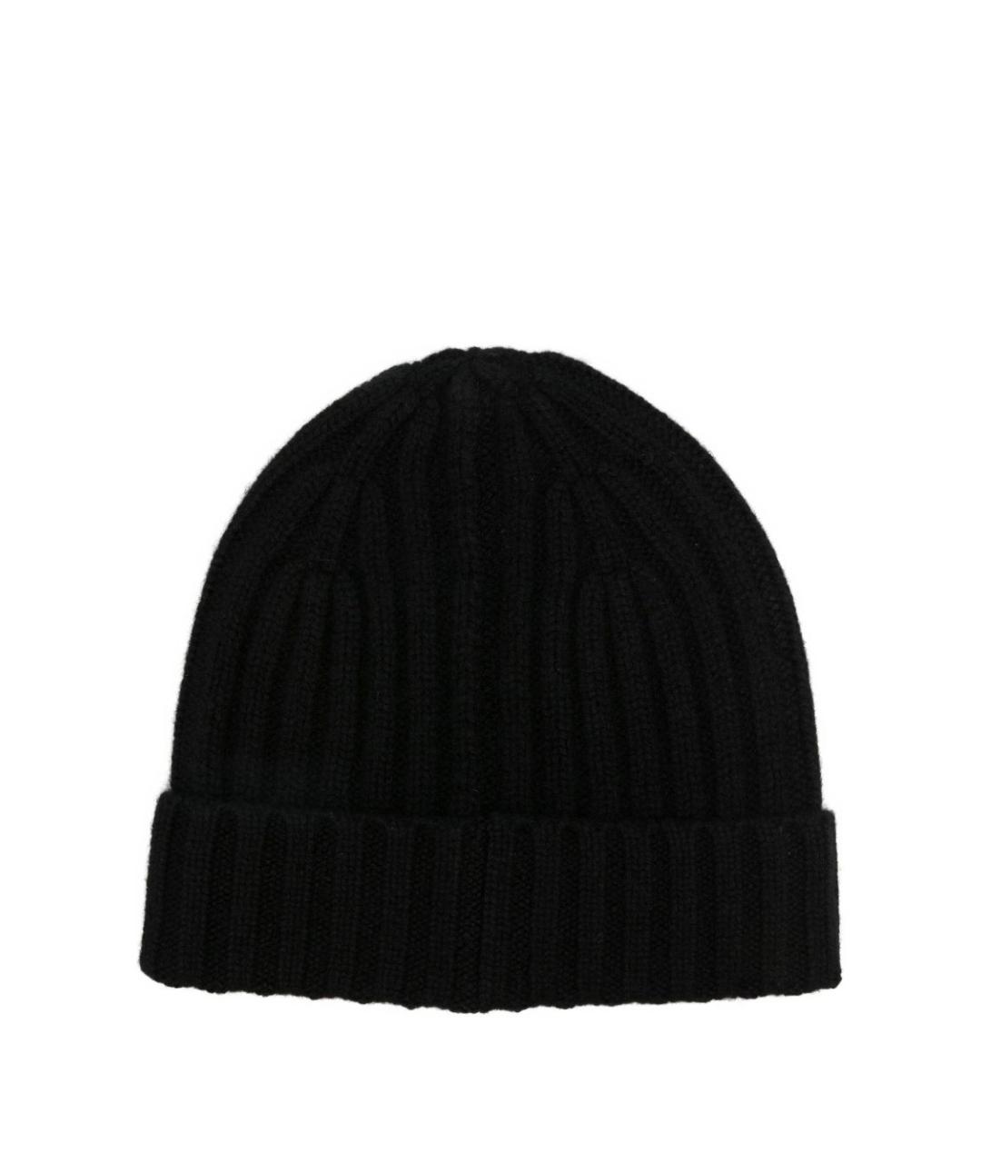 BEYOU Черная кашемировая шапка, фото 3