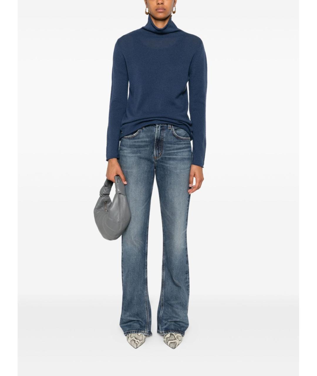 BEYOU Синяя кашемировая водолазка, фото 5