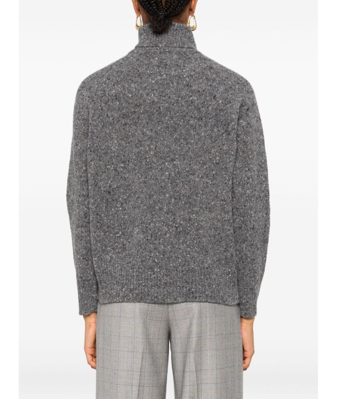 BEYOU Серый кашемировый джемпер / свитер, фото 2