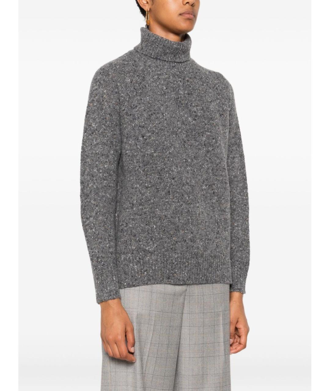 BEYOU Серый кашемировый джемпер / свитер, фото 5