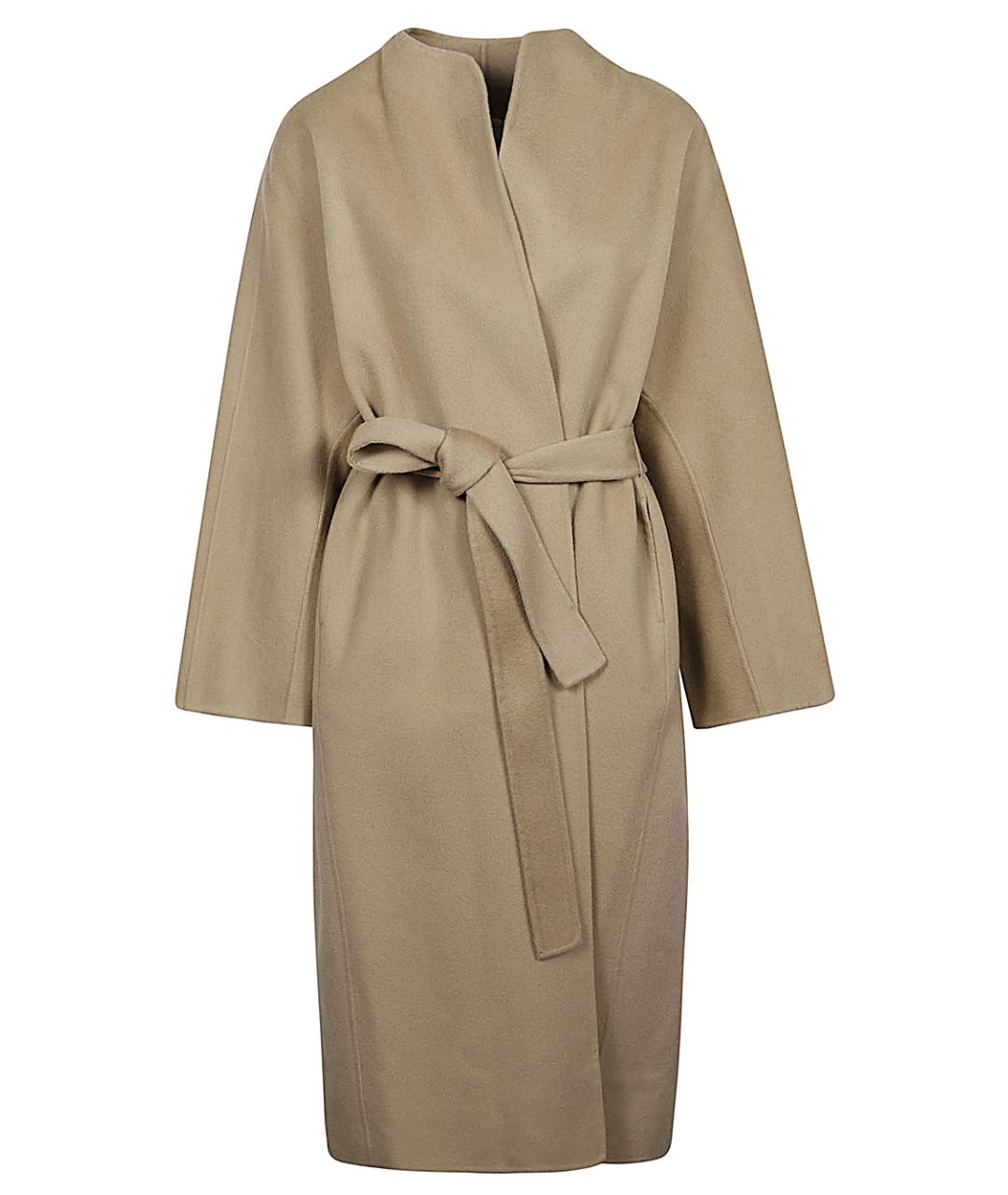 SANDBEIGE Бежевое кашемировое пальто, фото 1