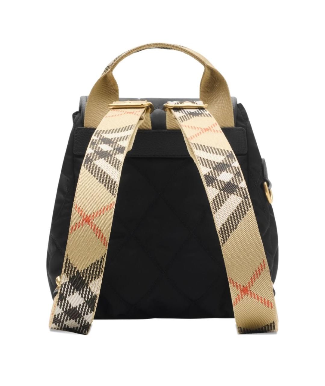 BURBERRY Черный синтетический рюкзак, фото 3