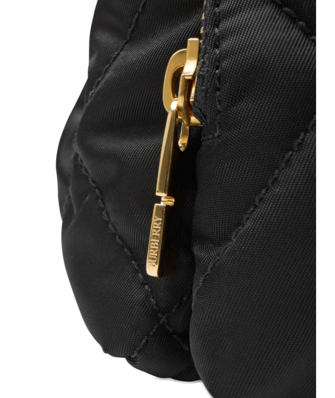 BURBERRY Черный синтетический рюкзак, фото 4