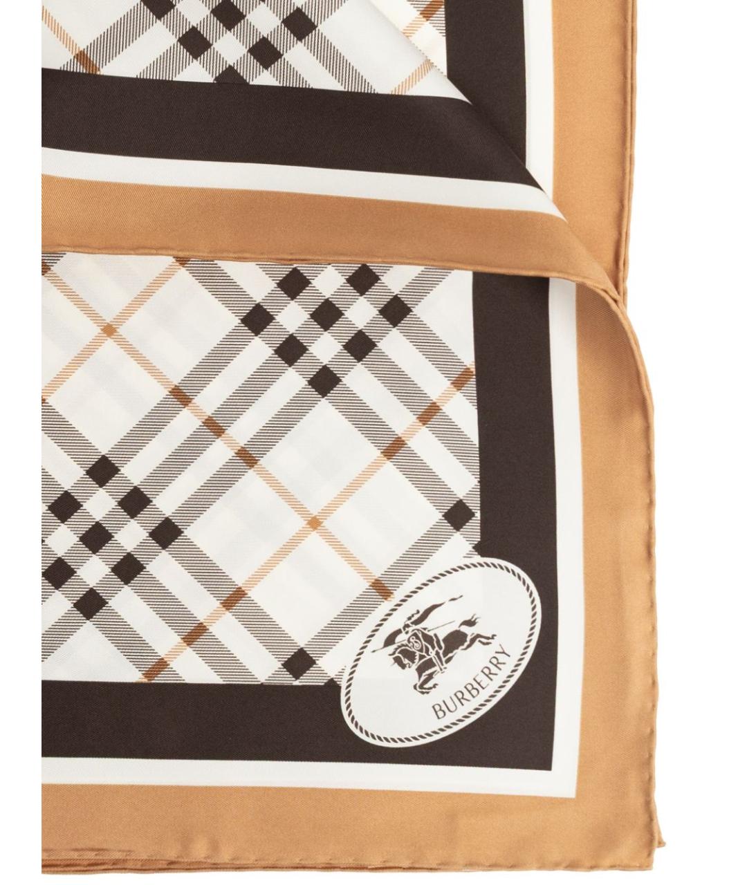 BURBERRY Мульти шелковый платок, фото 3