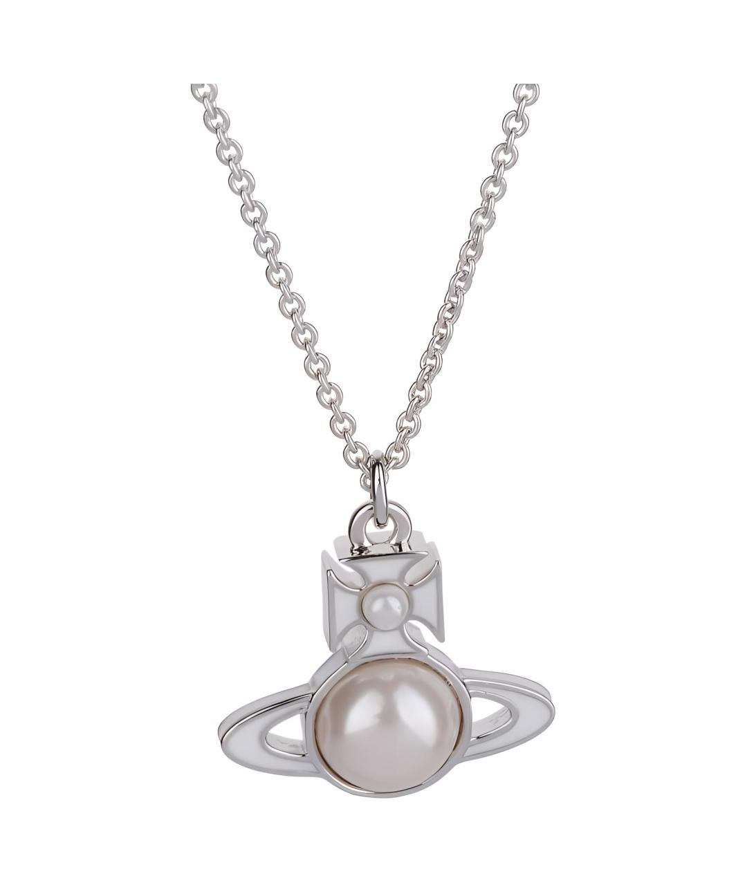 VIVIENNE WESTWOOD Серебряная латунная цепочка, фото 2