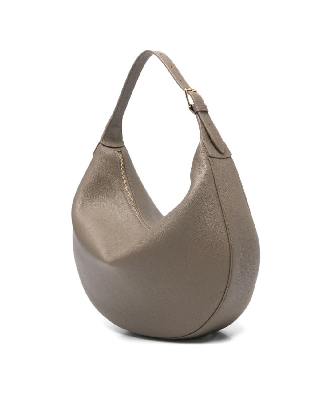 CELINE Серая кожаная сумка через плечо, фото 4