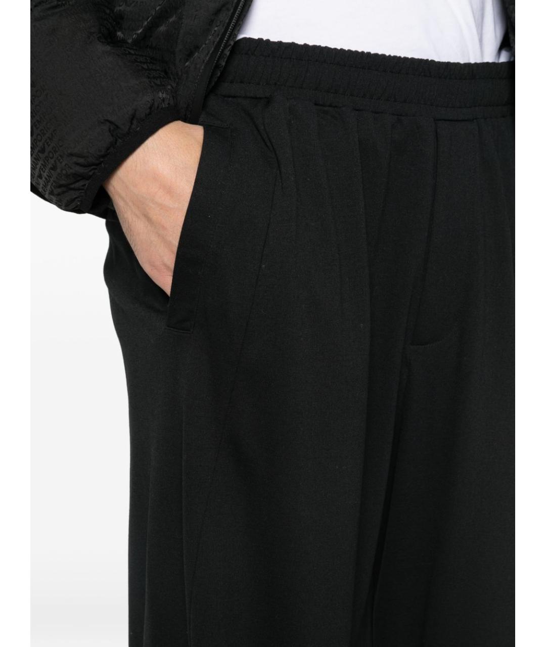 EMPORIO ARMANI Черные повседневные брюки, фото 2