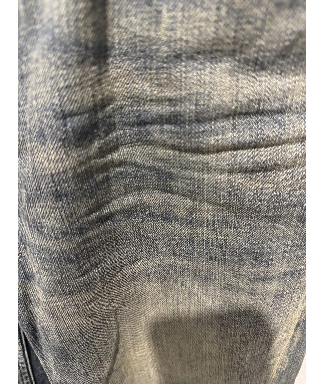 BALENCIAGA Синие хлопковые джинсы клеш, фото 4