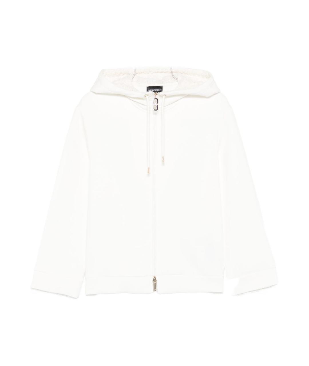 EMPORIO ARMANI Белая хлопковая куртка, фото 1