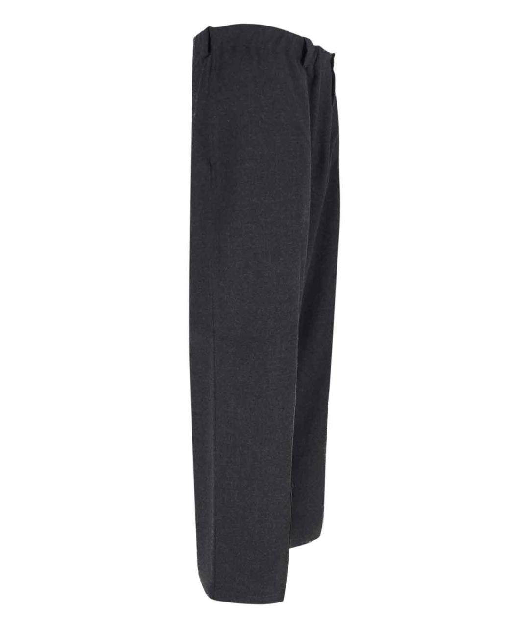 WILLY CHAVARRIA Серые шерстяные повседневные брюки, фото 3