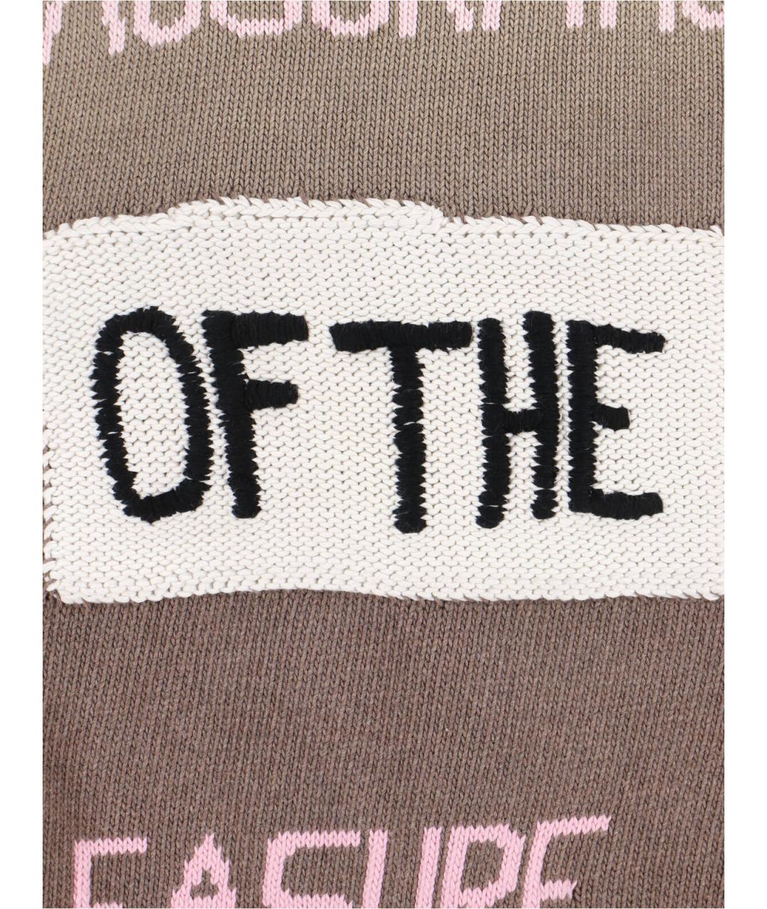 PALY Коричневый хлопковый джемпер / свитер, фото 5