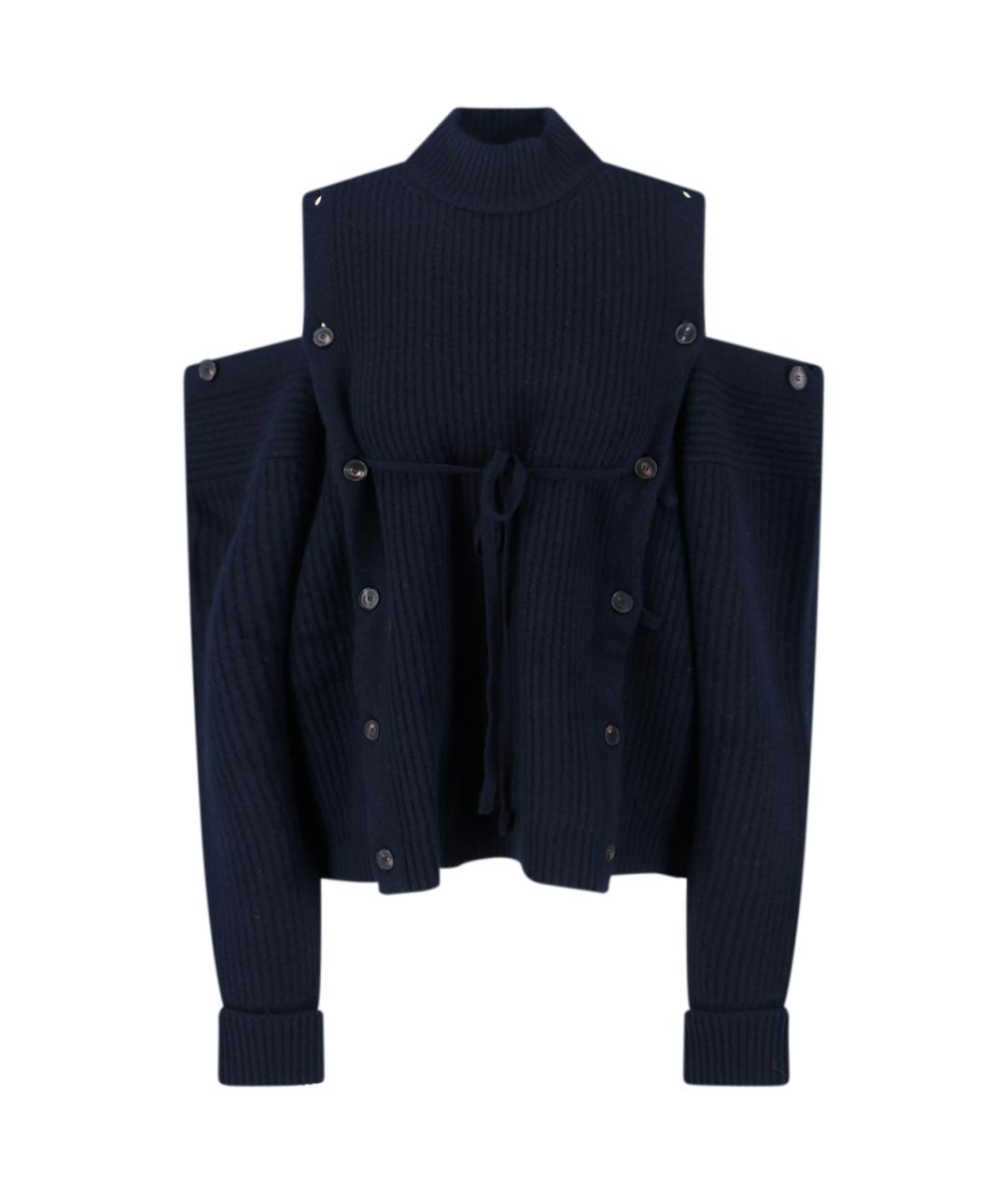 SETCHU Синий шерстяной джемпер / свитер, фото 3