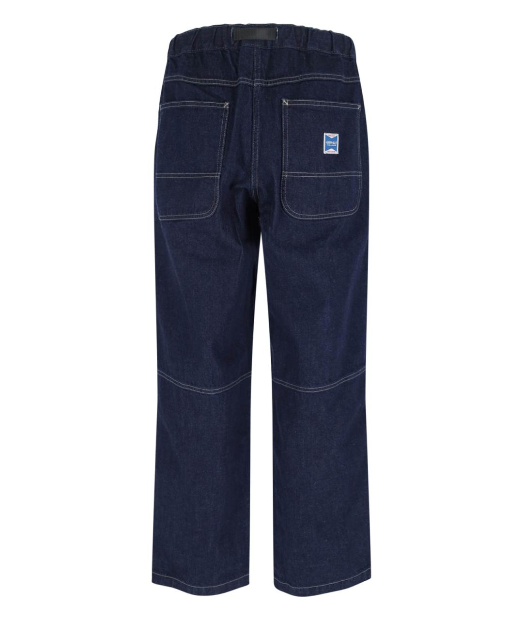 GRAMICCI Синие хлопковые прямые джинсы, фото 2