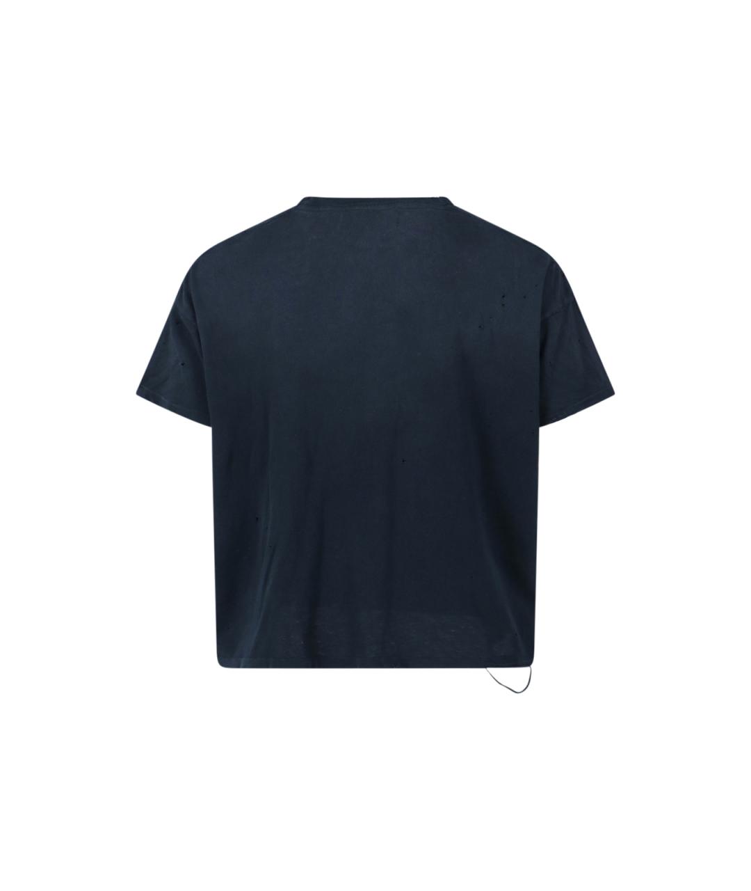 PALY Черная хлопковая футболка, фото 2