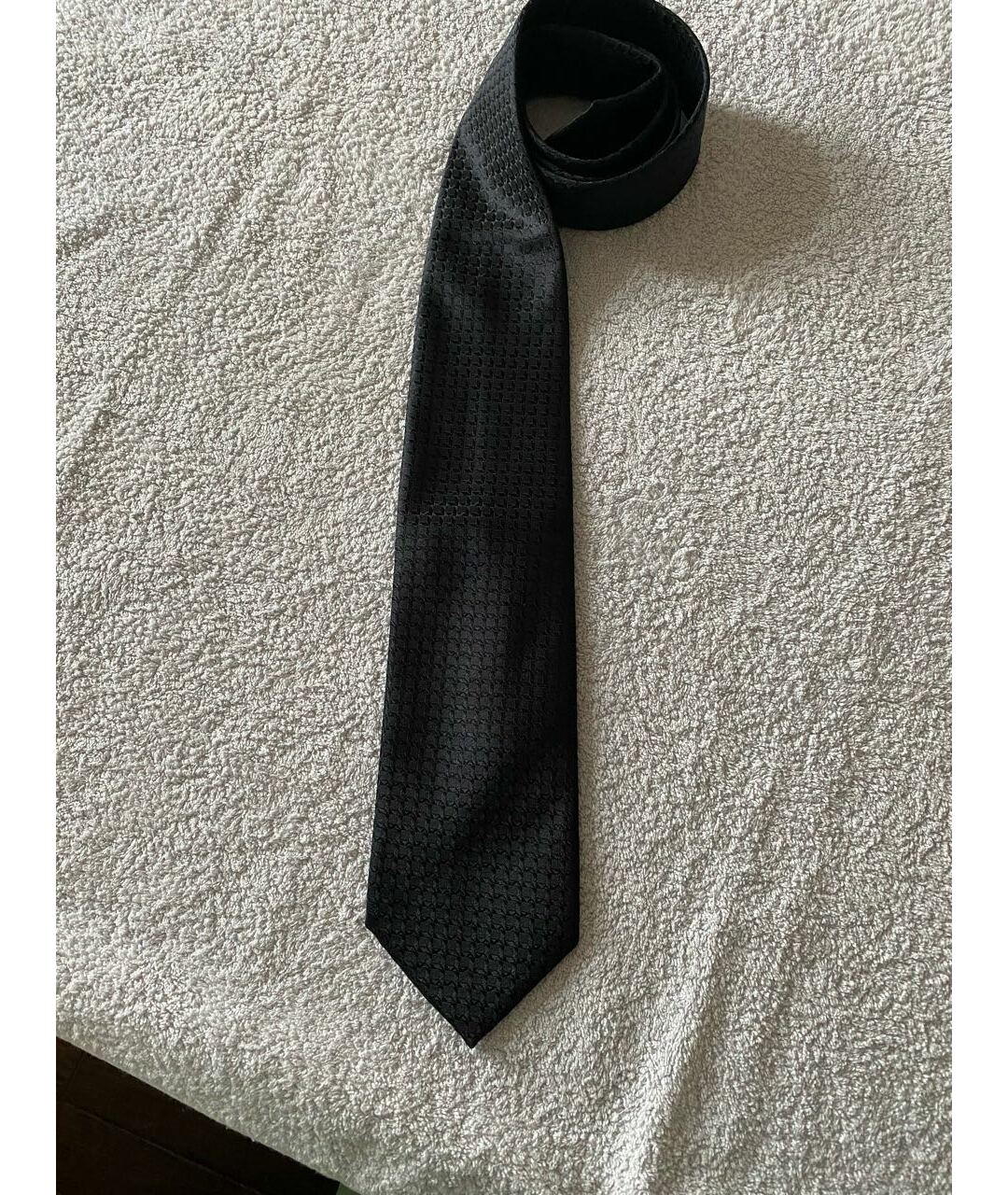 CORNELIANI Черный шелковый галстук, фото 5