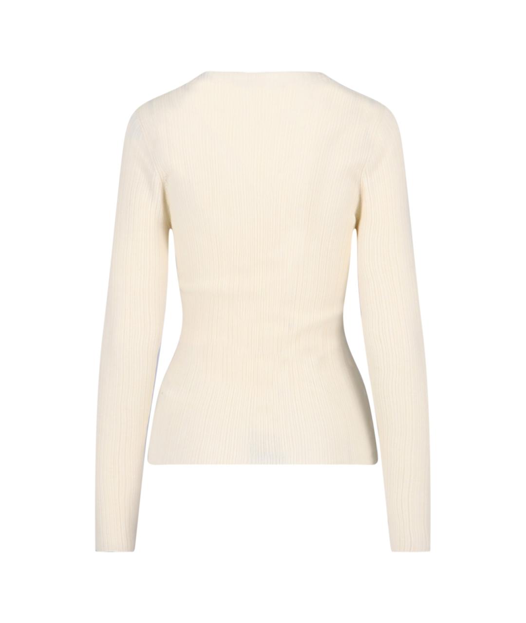 TONYWACK Белый шерстяной джемпер / свитер, фото 2