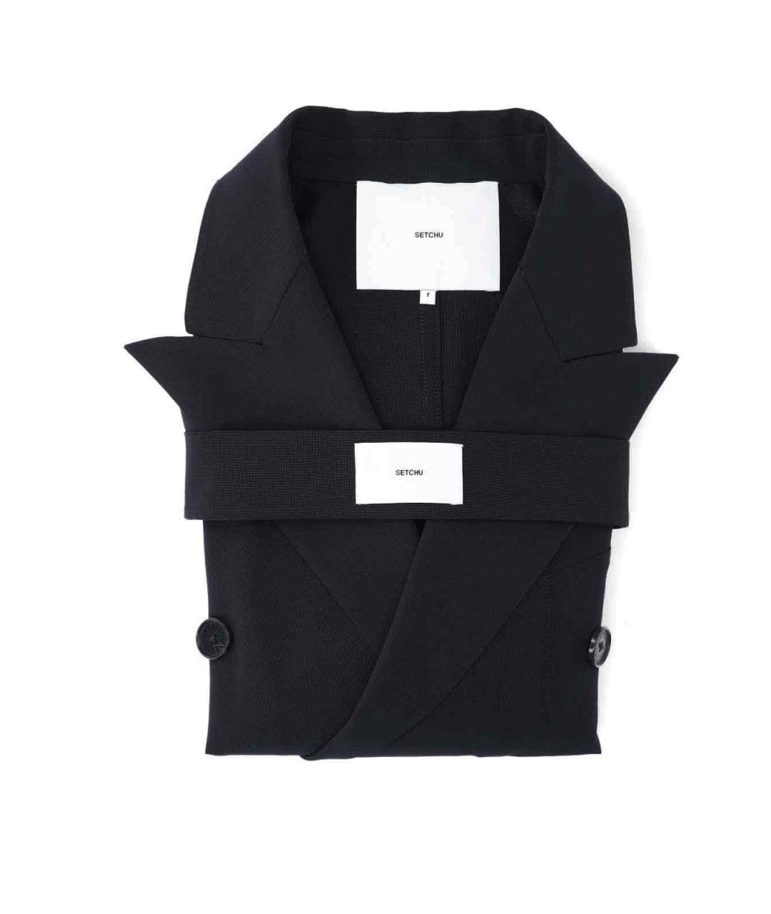 SETCHU Черный шерстяной жакет/пиджак, фото 5
