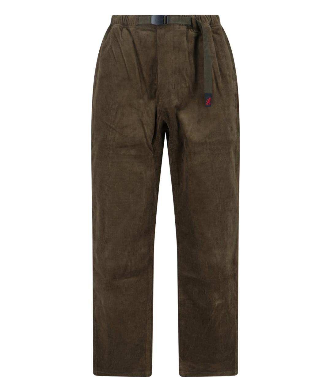 GRAMICCI Зеленые хлопковые повседневные брюки, фото 1