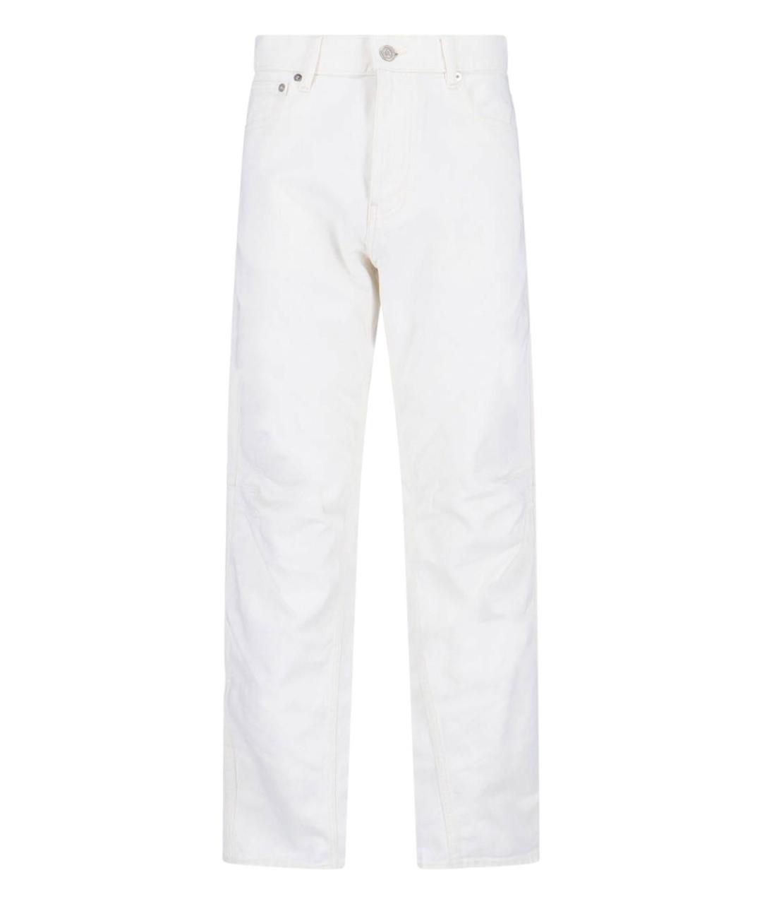 COPERNI Белые хлопковые прямые джинсы, фото 1